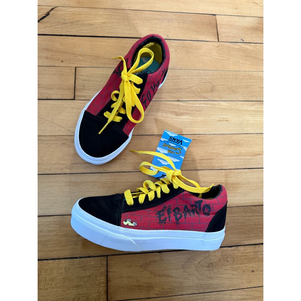 NWT Vans The Simpsons x Vans El Barto KID'S Old Skool Shoes‎